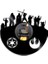 3D Hollow Star Wars Vinil Kayıt Saati Vinil Ev Duvar Saati Retro Yaratıcı (Yurt Dışından) 2