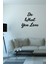 Do What You Love Duvar Yazısı Sticker 60X53CM - Siyah 2