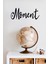 El Yazısı ile Yazılmış Moment Duvar Yazısı Sticker 60X16 cm - Siyah 1