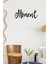El Yazısı ile Yazılmış Moment Duvar Yazısı Sticker 60X16 cm - Siyah 2