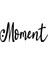 El Yazısı ile Yazılmış Moment Duvar Yazısı Sticker 60X16 cm - Siyah 3