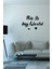 This Is My World Duvar Yazısı Sticker 60X40CM - Siyah 2