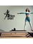 Fitness Spor Kadın Spor Salonu Sticker, Fitness Çıkartması - Spor Salonu Dekoru, Spor Çıkartması 2