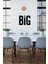 Büyük Harf ile Yazılmış Big Think Duvar Yazısı Sticker 60X50 cm - Siyah 1