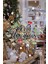 Yeni Yıla Özel Marry Christmas Yazısı Yapraklar ve Kar Tanesi Stickerları 35X45CM 3