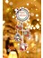 Marry Christmas Yazısı Salınan Detaylar Yılbaşı Süslemeleri ve Kar Tanesi Stickerları 23X50CM 1