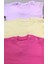 Uzun Kollu Bebek Üst Badi (3 Lü Paket) (Pembe,sarı,koyupembe) 0-24 Ay Arası 4