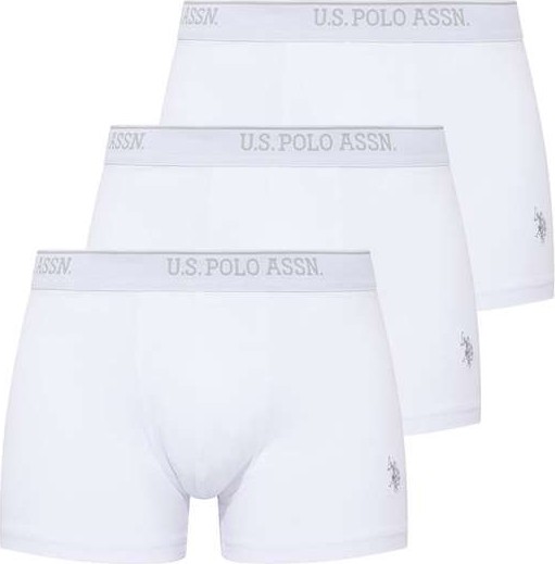 U.S. Polo Assn. U.S.POLO 80097 ERKEK 3 LÜ LİKRALI COTON SİYAH BOXER görsel 6
