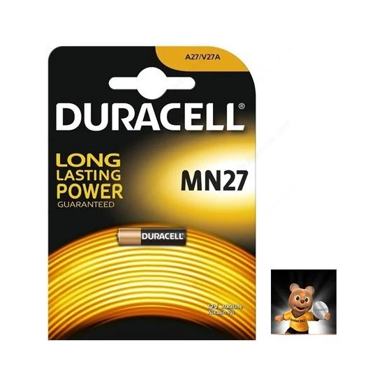 Duracell Pil 27A 12V Alkalın (1 Adet) Duracell MN27