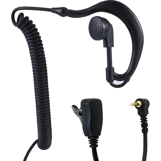 Aselsan JD-EHM50 Ear Hook Kulaklık Arkalıklı Aselsan COBRA/MT-655C/MT-690/PM-865/PM-665 (El Telsiz)