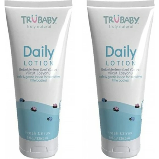 Trukid Trubaby Daily Bebeklere Özel Yüz ve Vücut Losyonu x 2 Adet