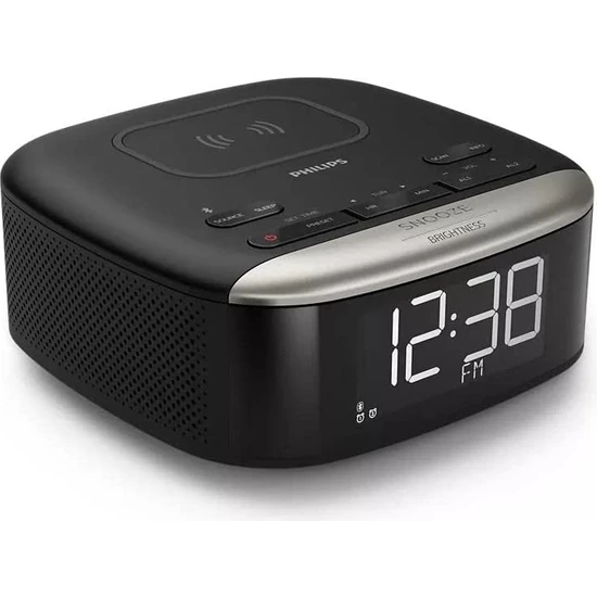 Philips TAR7606/10 Bluetooth-Radyo-Alarm Saat -Kablosuz Qi Şarj Cihazı