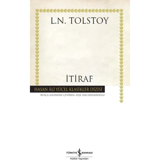 İtiraf - Lev Nikolayeviç Tolstoy