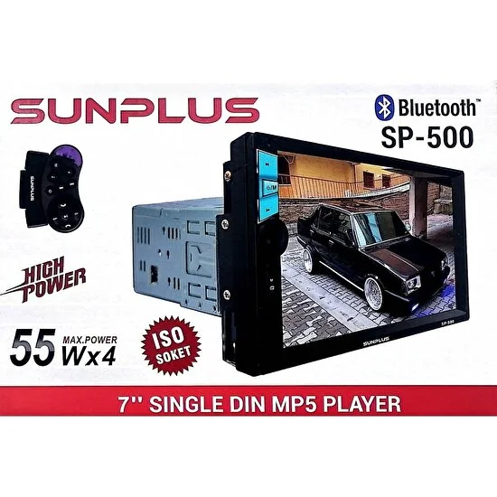 Sunplus SP-500 Tofaş Şahin Uyumlu 7''double Teyp