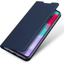 Cool-M Dux Ducis Skin Pro Serisi Samsung Galaxy A52S/A52 4G/5G/A52S 5g Kart Yuvası Otomatik Emici Deri Cep Telefonu Standı Çantası (Yurt Dışından)