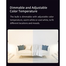 AircraftCarrier Xiaomi Yeelight Akıllı LED Ampul 1 S Renk Versiyonu (Yurt Dışından)