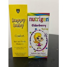 Nutrigen Elderberry Kara Mürver Beta Glukan Şurup 200 ml Çocuk Şampuan Hediyeli