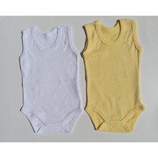 Özdemirli Bebe Jakarlı Klimalı Askılı Çıtçıtlı Badi 2 Li Paket