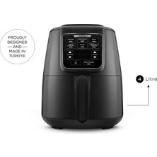 Karaca Air Pro Cook Köz XL Airfryer Black Shine 4 Kişilik