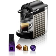 Nespresso C61 Pixie Titan Kahve Makinesi, Gümüş