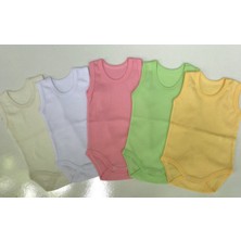 Özdemirli Bebe Çıtçıtlı Badi Askılı (5 Li Paket)