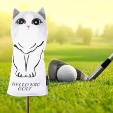 Kesoto Kedi Desen Su Geçirmez Golf Kafa Kapak (Yurt Dışından)