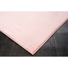 Bonny Home Relax Pudra Yumuşak Halı Kaymaz Taban Kesme Yıkanabilir Yolluk