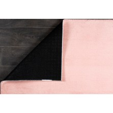 Bonny Home Relax Pudra Yumuşak Halı Kaymaz Taban Kesme Yıkanabilir Yolluk