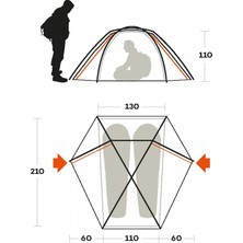 Makalu Ferrino Trivor 2 Çadır (4 Mevsim)