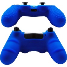 Cosmostech Playstation 4 Ps4 Dualshock 4 Oyun Kolu Joystick Silikon Koruyucu Kılıf Mavi