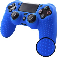 Cosmostech Playstation 4 Ps4 Dualshock 4 Oyun Kolu Joystick Silikon Koruyucu Kılıf Mavi