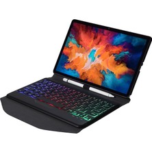 ZH Store Lenovo Pad Pro 11.5 Inç 2021 TB-J716F Için Klavye + Kılıf Siyah (Yurt Dışından)