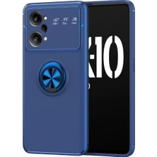 ZH Store Oppo K10 Pro Için Metal Halka Tpu Kılıf Mavi (Yurt Dışından)