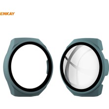 Enkay Huawei Izle Gt 2e 46MM Pc Kılıf + Gl Koruyucu Için Yeşil (Yurt Dışından)