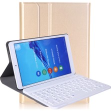 ZH Store Huawei Matepad T8 8 Inç Için Bluetooth Klavye Deri Kılıf Altın (Yurt Dışından)