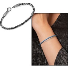 Gül Endam El İşçiliği Foxtail 1000 Ayar Gümüş Kazaz Kadın Bileklik