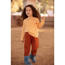 Miela Kids Kargo Jogger Pantolon - Tarçın