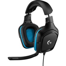 Logitech G G432 Kablolu Oyuncu Kulaklığı, 7.1 Surround Ses, Dts Kulaklık: x 2.0, 6mm Mikrofon, Windows, Mac, Nintendo Switch, Ps4, Xbox One, Tablet ve Mobil Cihazlarla Uyumluluk, Siyah