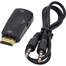 EBG Elektronik 5 Volt - Ses Çıkışlı HDMI To VGA Çevirici Aparat