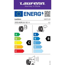 Laufen Laufenn 205/60 R16 92V S'Fit Eq+ Lk01 Oto Yaz Lastiği ( Üretim Yılı: 2022 )