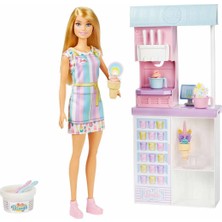 Barbie Dondurma Dükkanı Oyun Seti HCN46