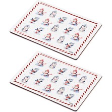 The Mia Penguin Amerikan Servis 30 x 40 cm 2li Set