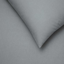Taç Basic Ranforce Tek Kişilik Çarşaf Gri