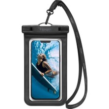 Spigen Aqua Shield WaterProof (Tüm Cihazlarla Uyumlu) IPX8 Sertifikalı Su Geçirmez (Havuz & Deniz için Kılıf) A601 Crystal Clear - AMP04526