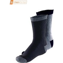 Blackspade Çocuk Unisex Kalın Termal 2'li Çorap