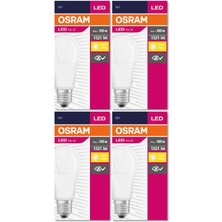 Osram Led Value 13W Sarı Işık E-27 1521lm Ampul 4 lü Paket