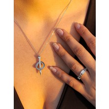 Dotslight Jewelry Gümüş Kaplama Çivi Figürlü Kolye