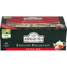 Ahmad Tea English Breakfast Demlik Poşet Çay (48'li)