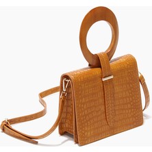 Jinyulai Kadın Pu Deri Crossbody Çanta - Siyah (Yurt Dışından)