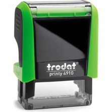 Trodat 4910 Yeşil Gövde Siyah Keçe Kaşe